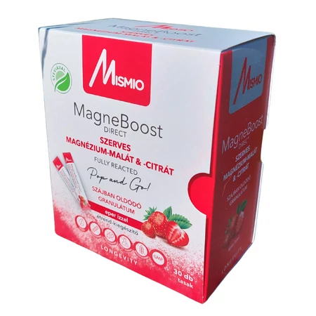 MagneBoost DIRECT  szerves magnézium-malát és -citrát 30 tasak